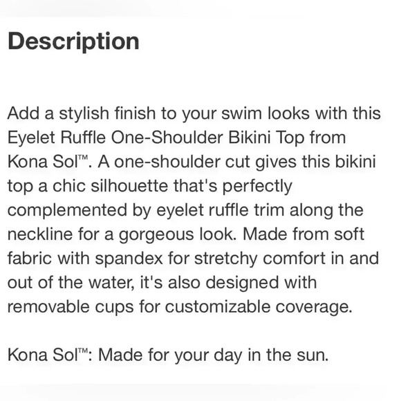 🆕White Ruffle Bikini  Top - Picture 9 of 13